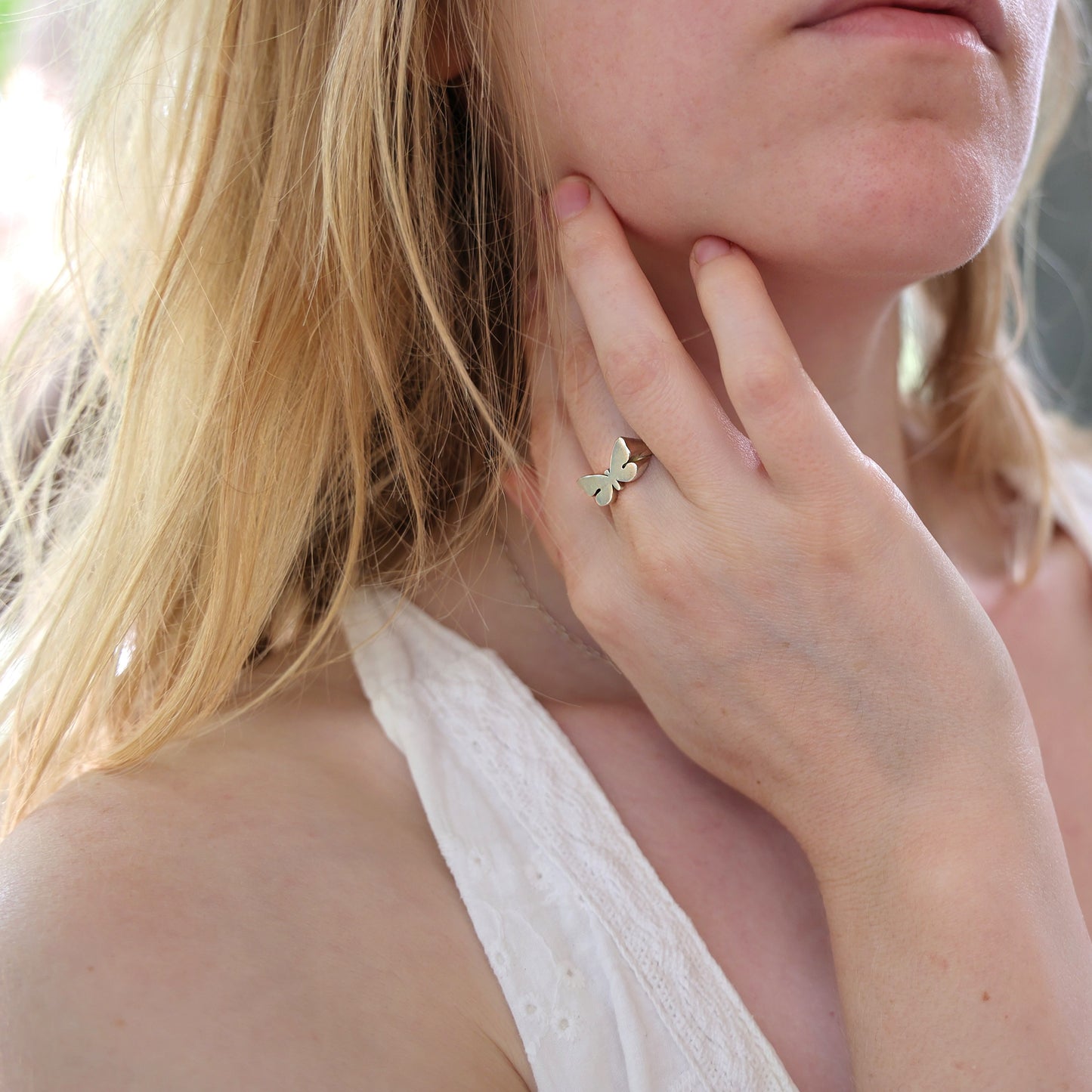 Butterfly Signet Ring