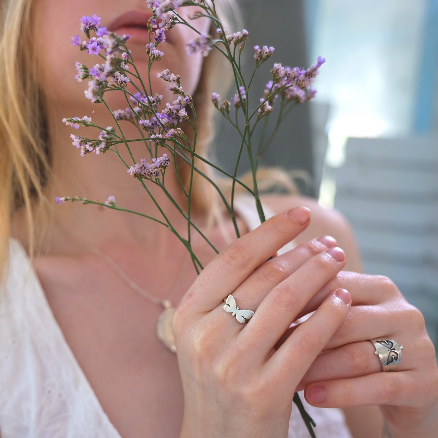 Butterfly Signet Ring