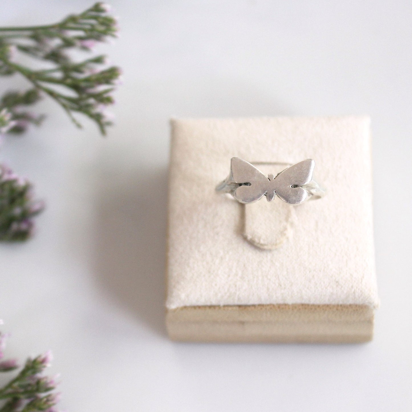 Butterfly Signet Ring