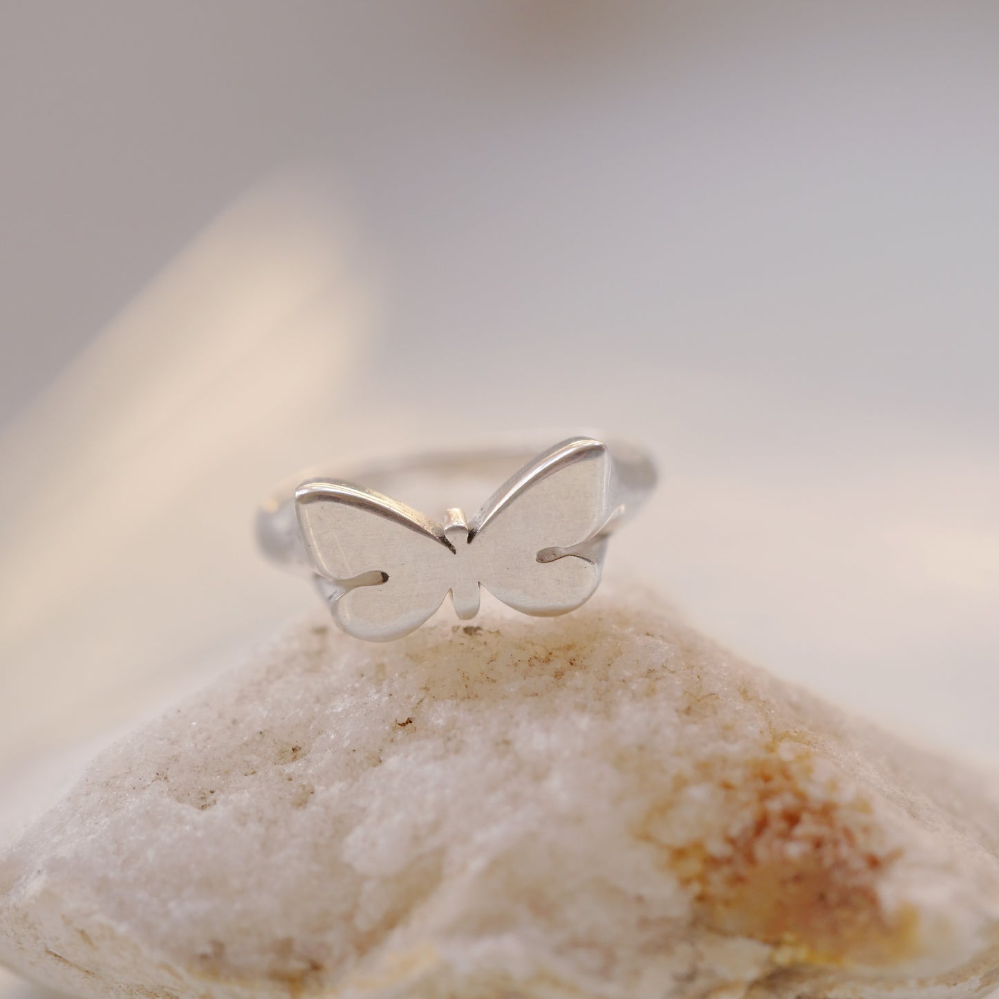 Butterfly Signet Ring