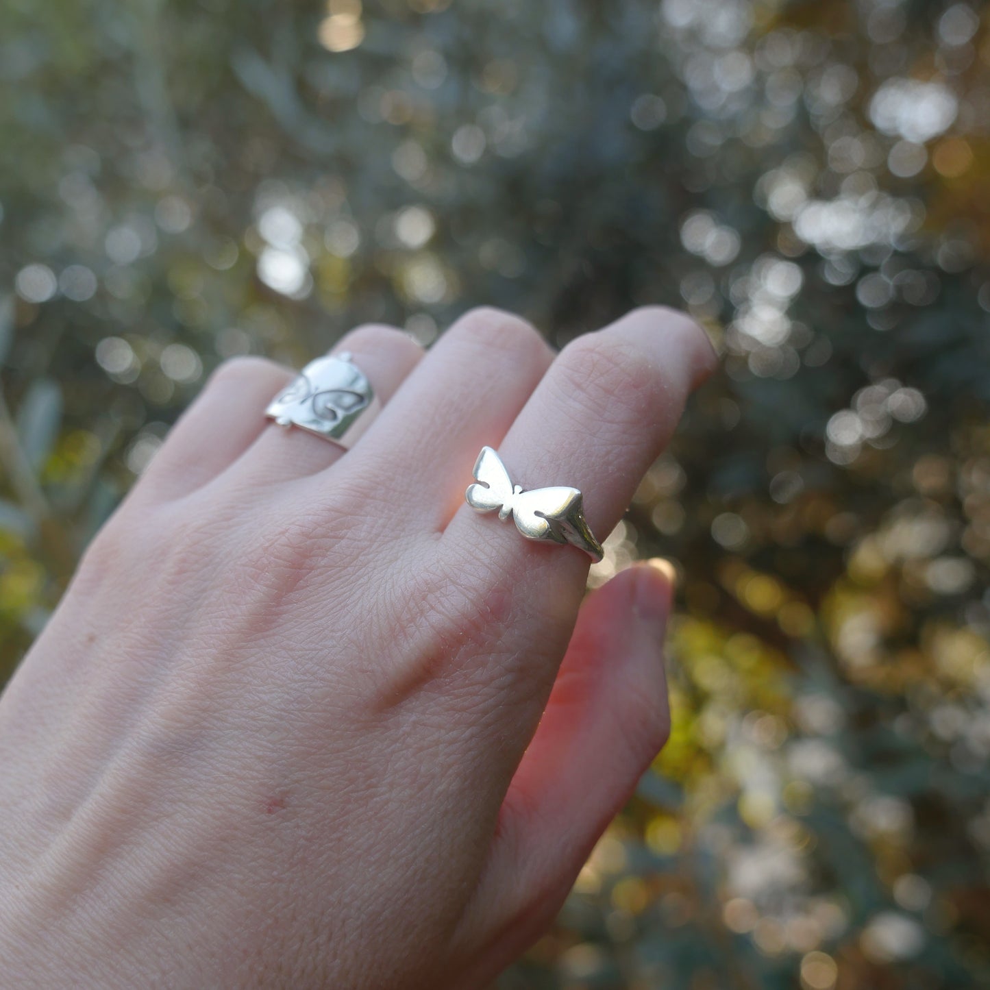 Butterfly Signet Ring