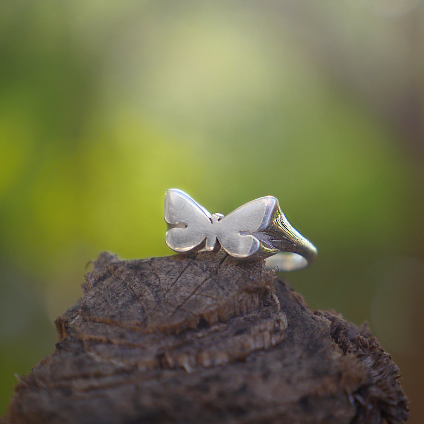 Butterfly Signet Ring