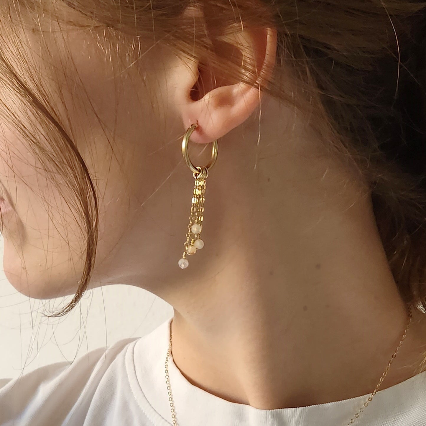 Claire Earrings with Citrine