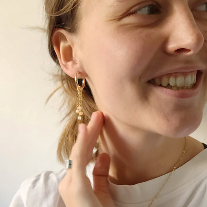 Claire Earrings with Citrine