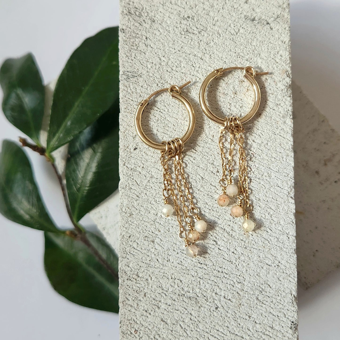 Claire Earrings with Citrine