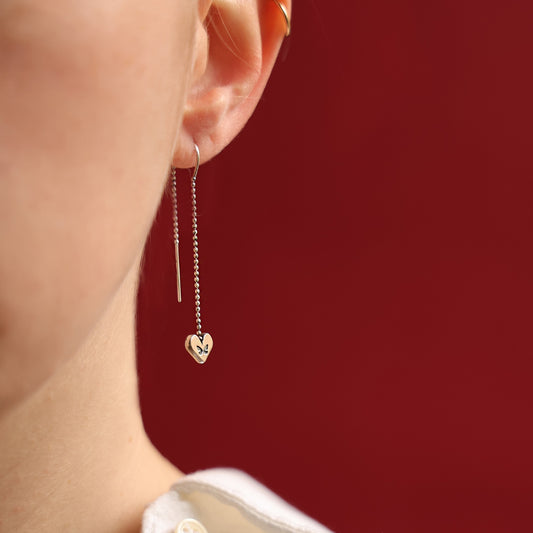 עגילי פאלה שרשרת