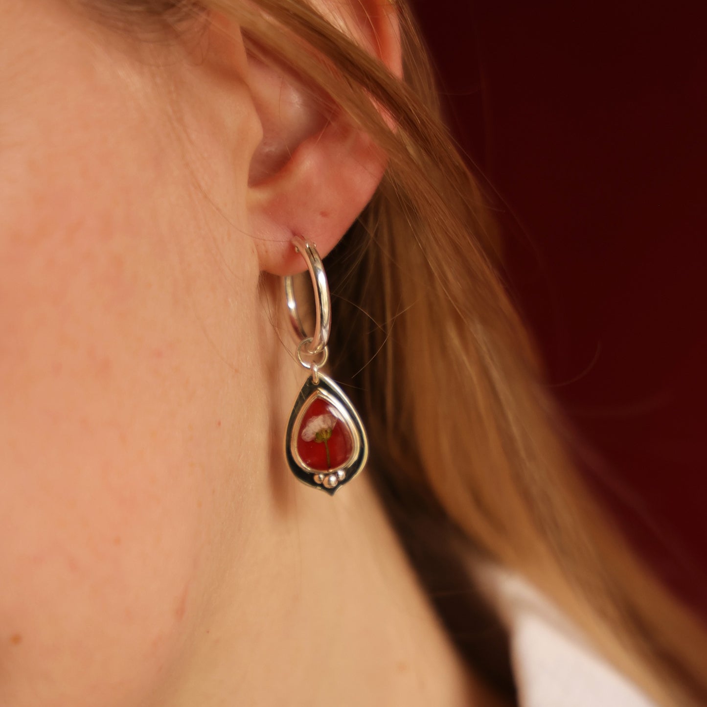 עגילי גלורי פרחי מללנית ריחנית