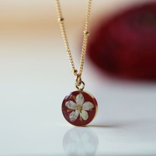 שרשרת סאן S פרח סמבוק-שחור