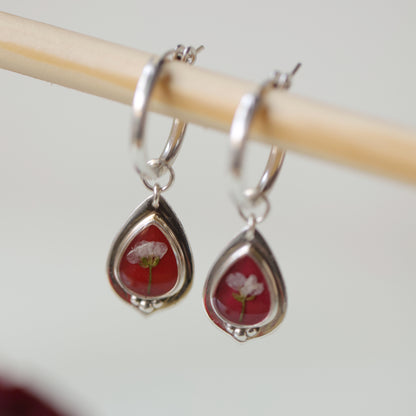 עגילי גלורי פרחי מללנית ריחנית