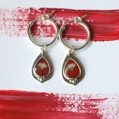 עגילי גלורי פרחי מללנית ריחנית