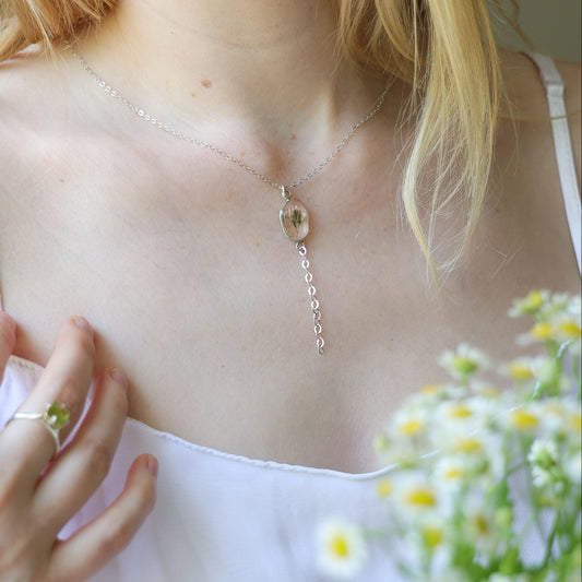 Don necklace with Limonium Flowers