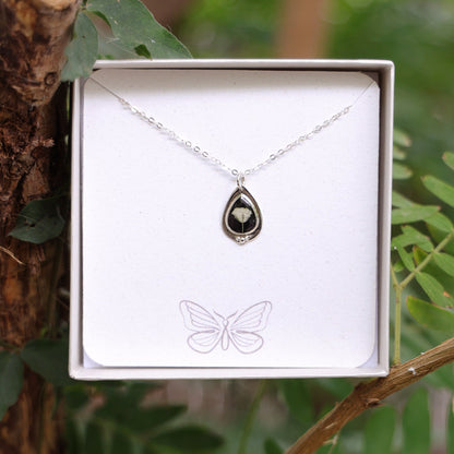 Glory Necklace with Gypsophila flower