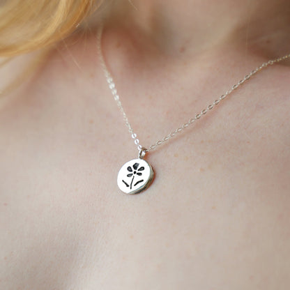 Pentas flower pendant