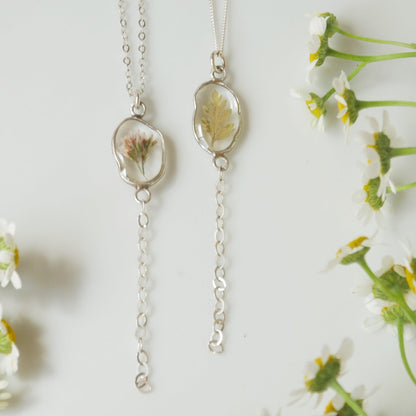 Don necklace with Limonium Flowers
